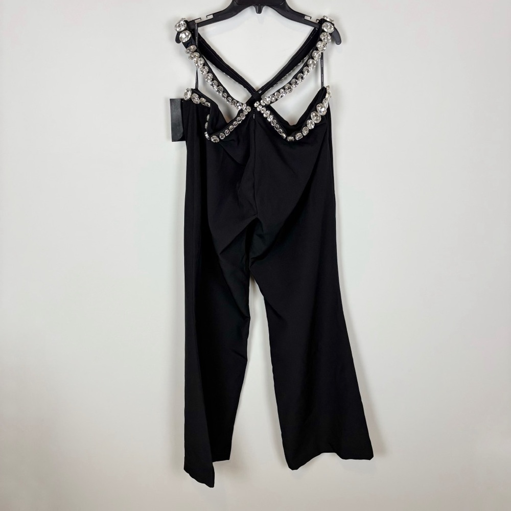 RETROFETE Kaz Pant in Black & Silver Size XL - Picture 6 of 15